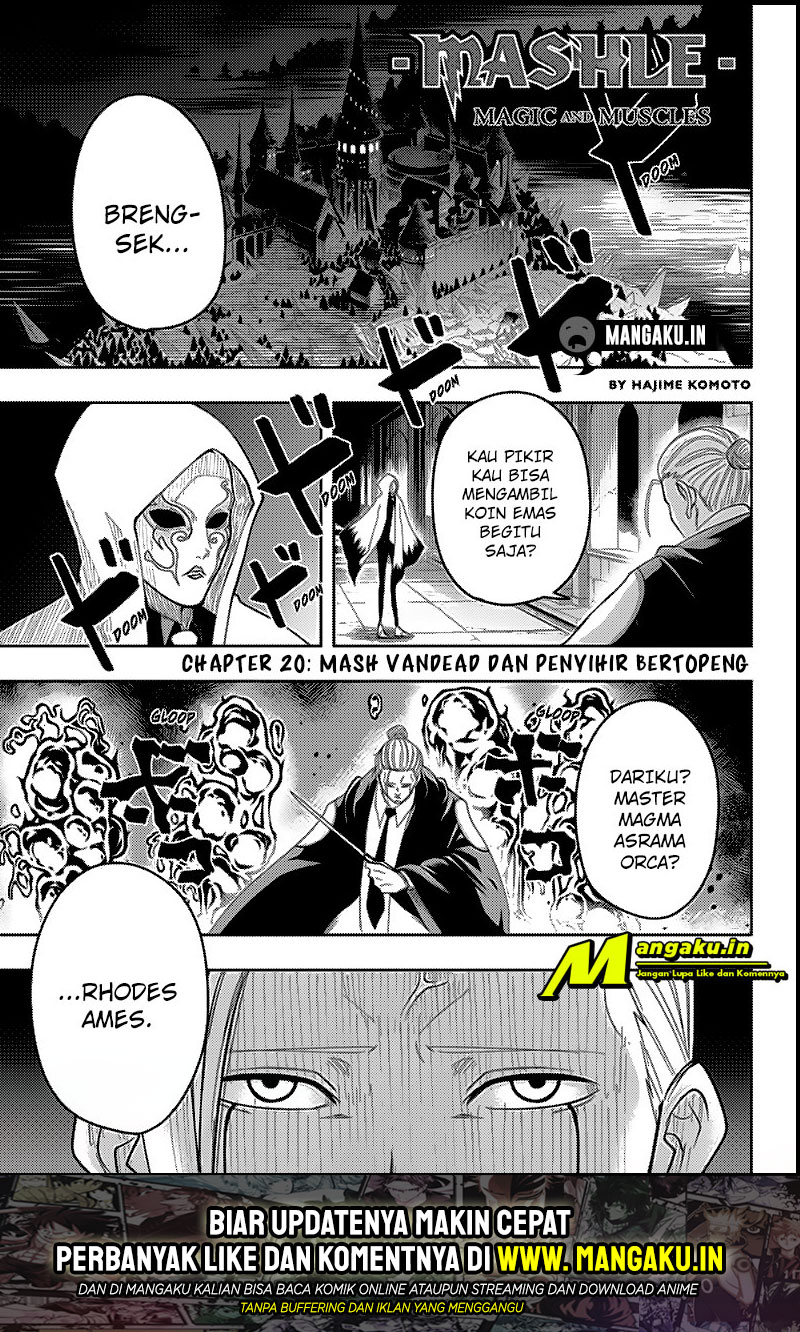 Manga Mashle: Magic and Muscles Chapter 20 gambar nomor 2