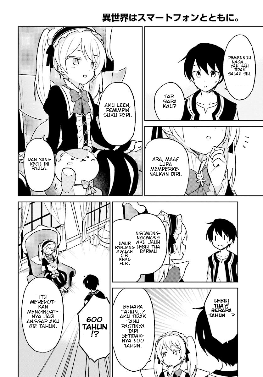 Manga Isekai wa Smartphone to Tomo ni. Chapter 21 gambar nomor 2