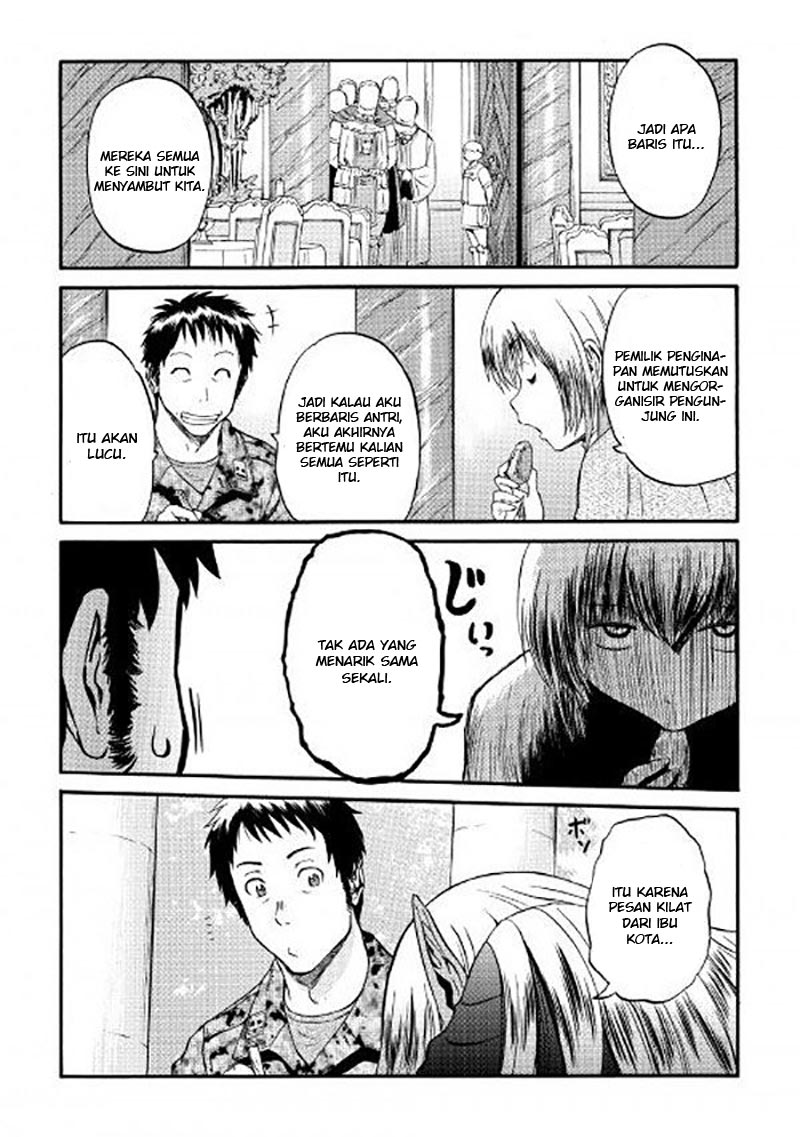 Gate – Jietai Kare no Chi nite Kaku Tatakeri Chapter 62 Gambar 10