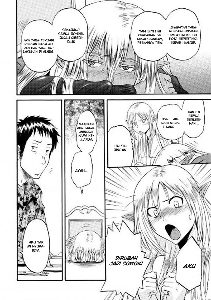 Gate – Jietai Kare no Chi nite Kaku Tatakeri Chapter 62 Gambar 11