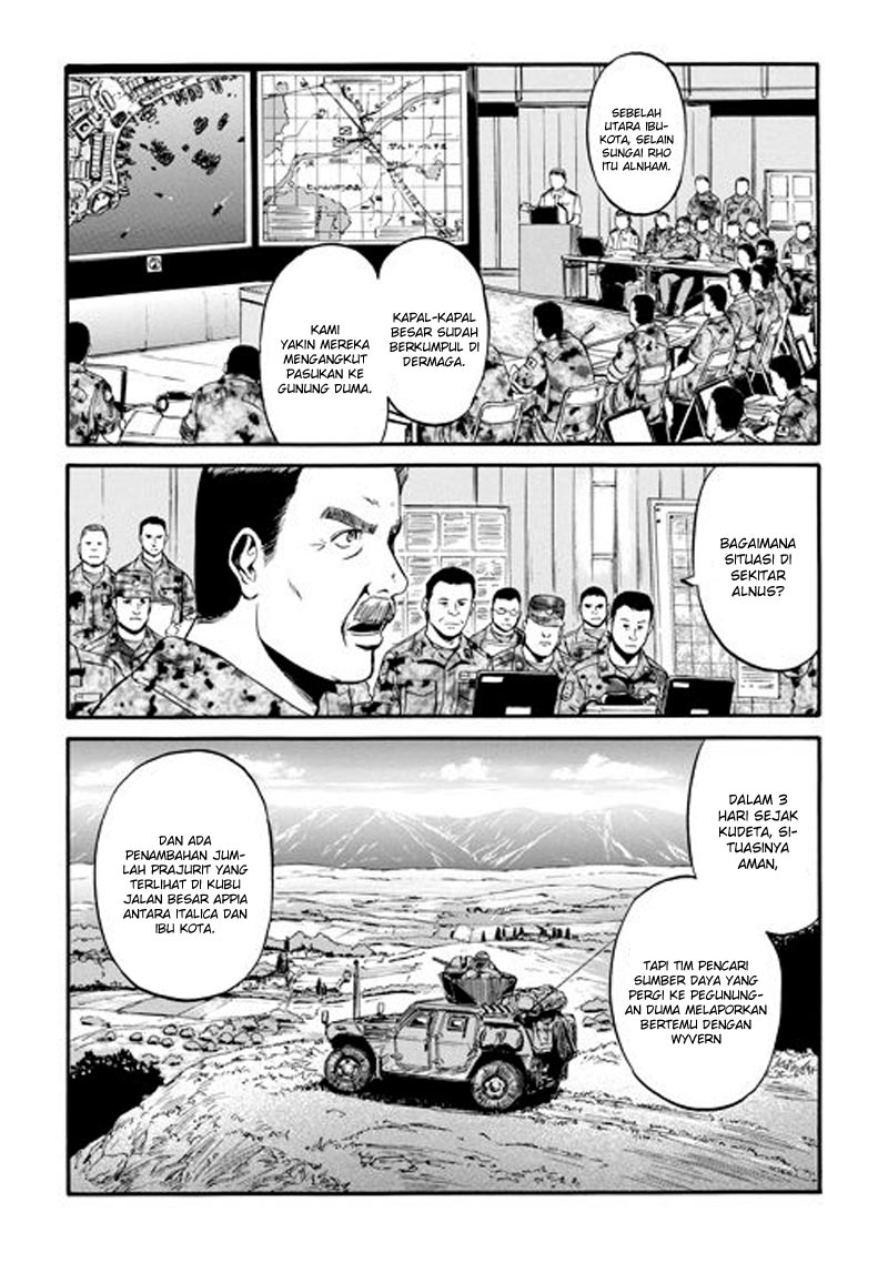 Gate – Jietai Kare no Chi nite Kaku Tatakeri Chapter 55.1 Gambar 9