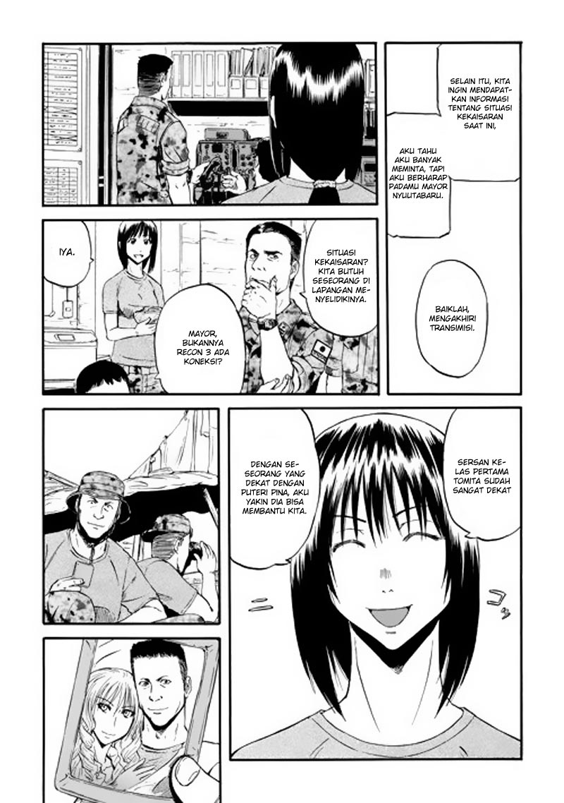 Gate – Jietai Kare no Chi nite Kaku Tatakeri Chapter 55.1 Gambar 19