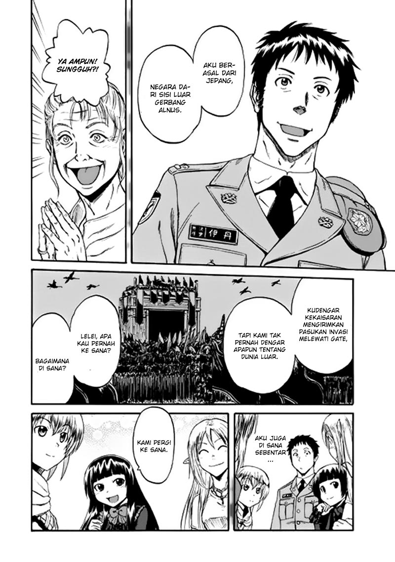 Gate – Jietai Kare no Chi nite Kaku Tatakeri Chapter 54 Gambar 12