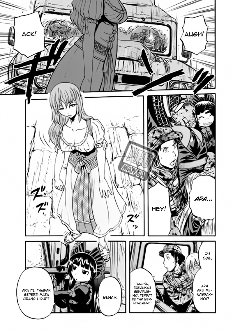 Gate – Jietai Kare no Chi nite Kaku Tatakeri Chapter 50 Gambar 6