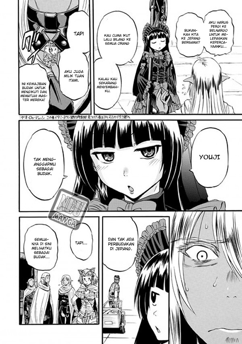 Gate – Jietai Kare no Chi nite Kaku Tatakeri Chapter 49 Gambar 21