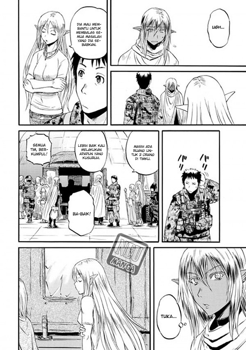 Gate – Jietai Kare no Chi nite Kaku Tatakeri Chapter 49 Gambar 23