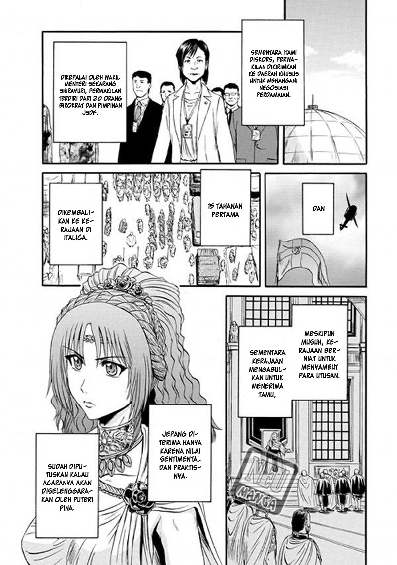 Gate – Jietai Kare no Chi nite Kaku Tatakeri Chapter 47 Gambar 20