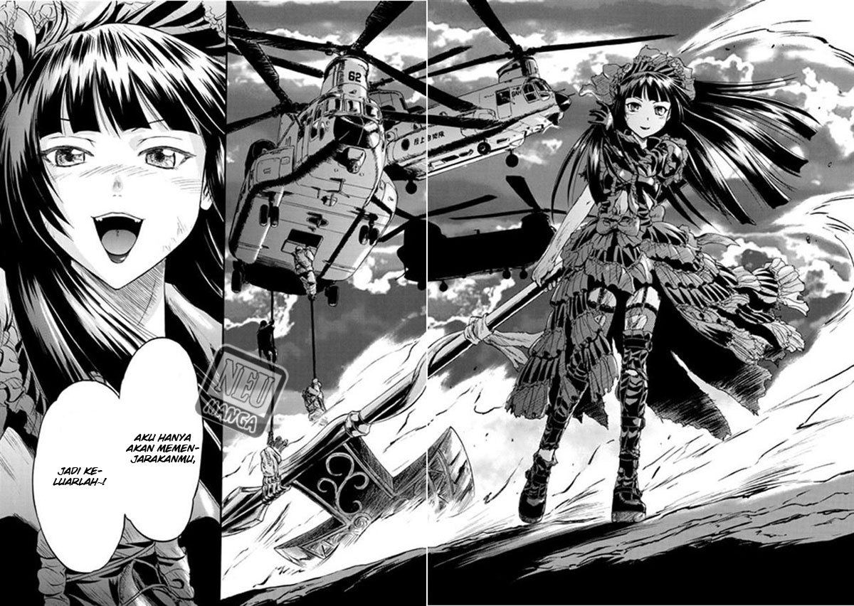 Gate – Jietai Kare no Chi nite Kaku Tatakeri Chapter 46 Gambar 35