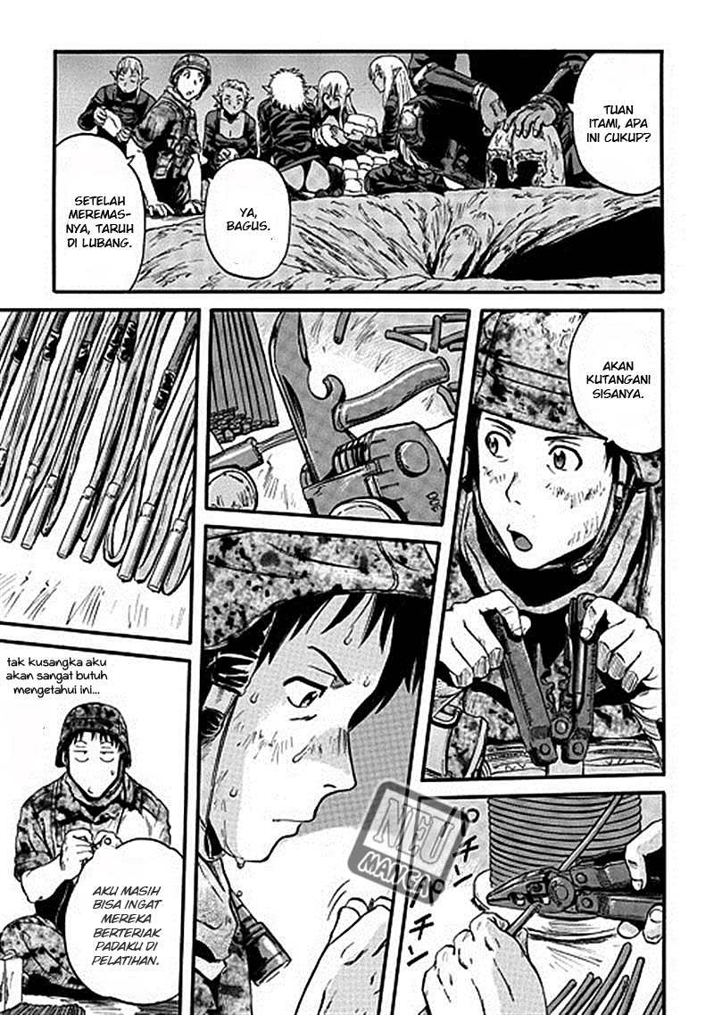 Gate – Jietai Kare no Chi nite Kaku Tatakeri Chapter 43 Gambar 42