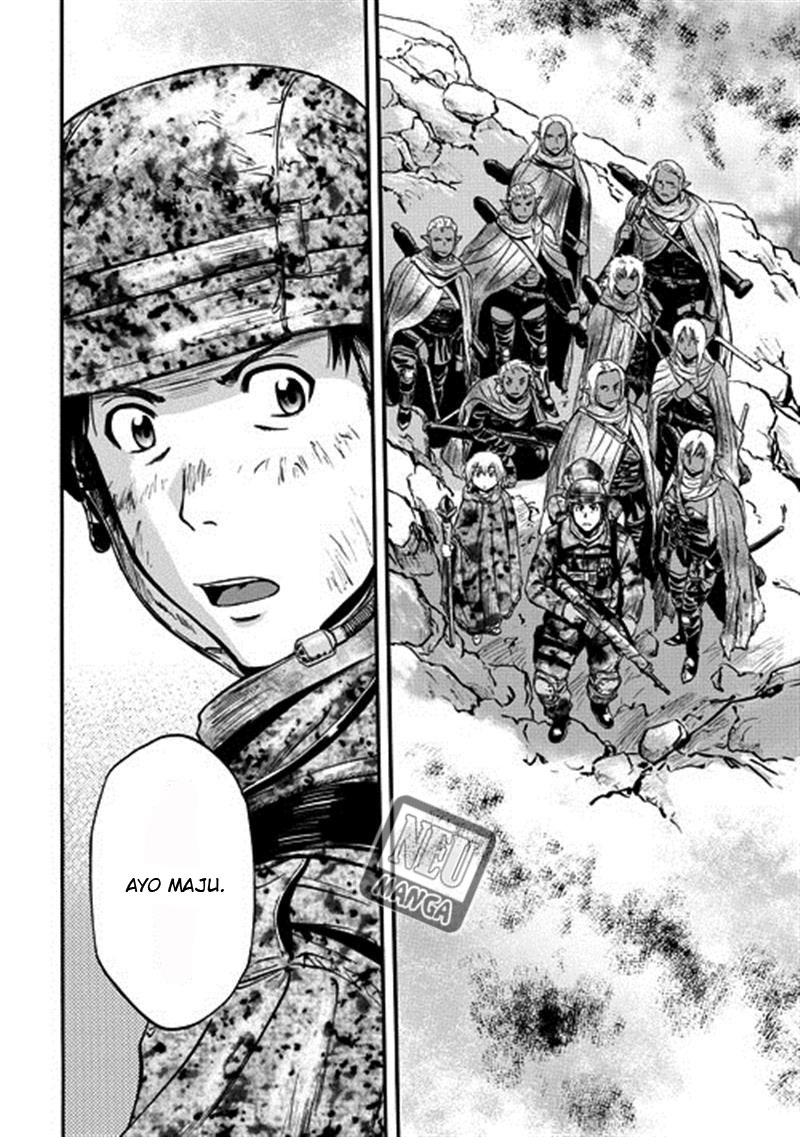 Gate – Jietai Kare no Chi nite Kaku Tatakeri Chapter 43 Gambar 37