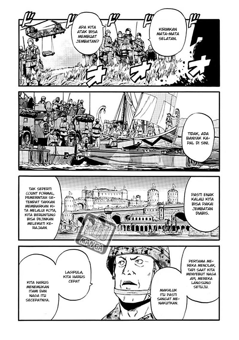 Gate – Jietai Kare no Chi nite Kaku Tatakeri Chapter 42 Gambar 33