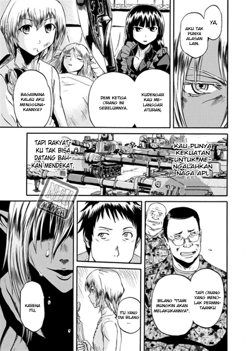 Gate – Jietai Kare no Chi nite Kaku Tatakeri Chapter 38 Gambar 24