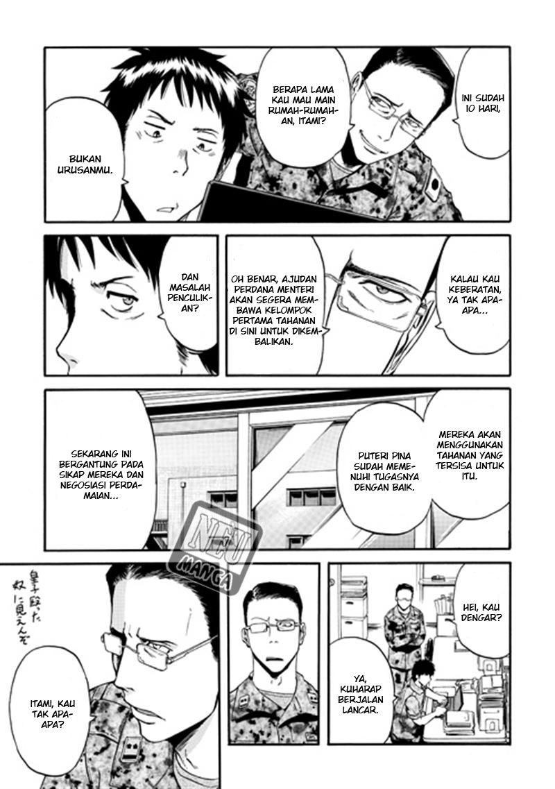 Gate – Jietai Kare no Chi nite Kaku Tatakeri Chapter 38 Gambar 34