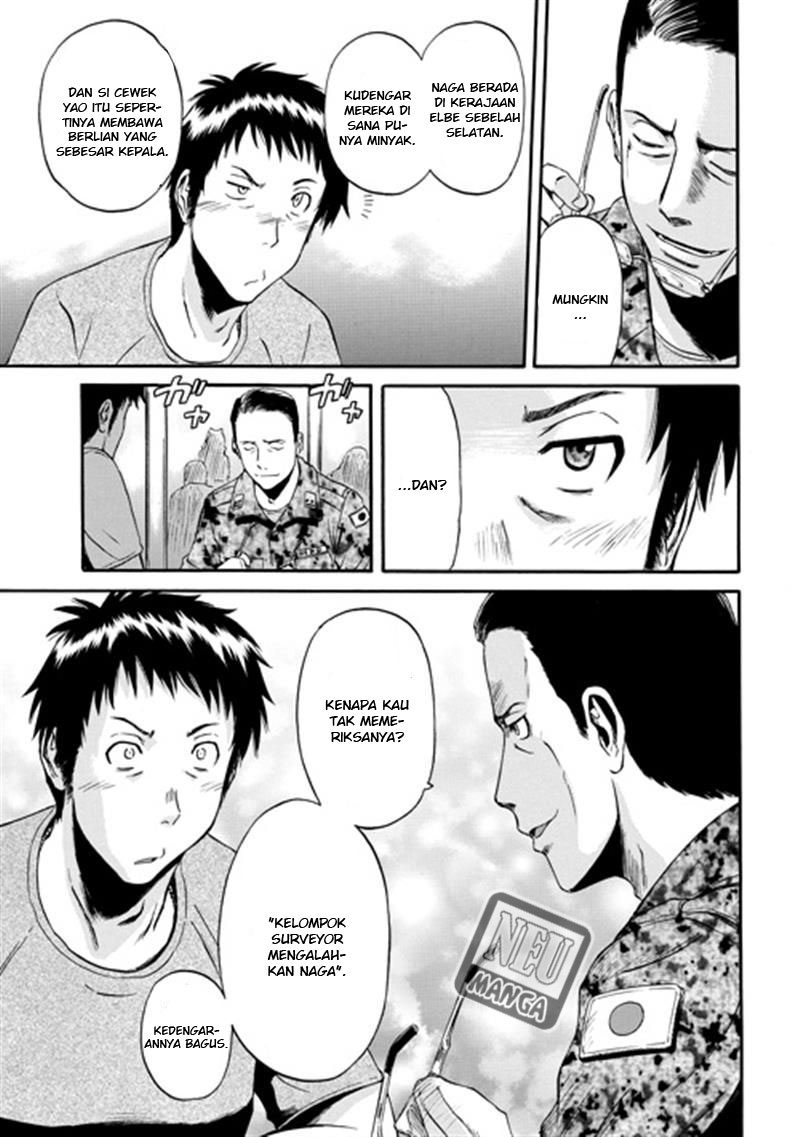 Gate – Jietai Kare no Chi nite Kaku Tatakeri Chapter 37 Gambar 22