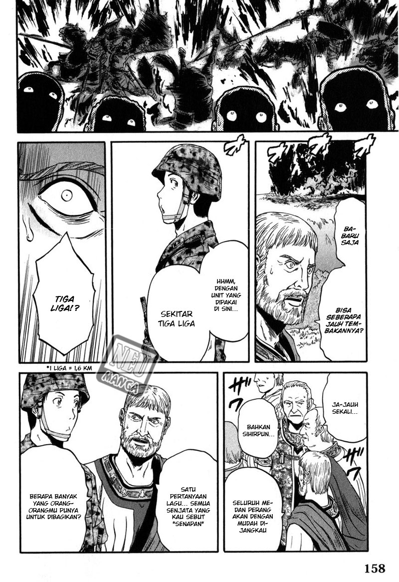 Gate – Jietai Kare no Chi nite Kaku Tatakeri Chapter 29 Gambar 22