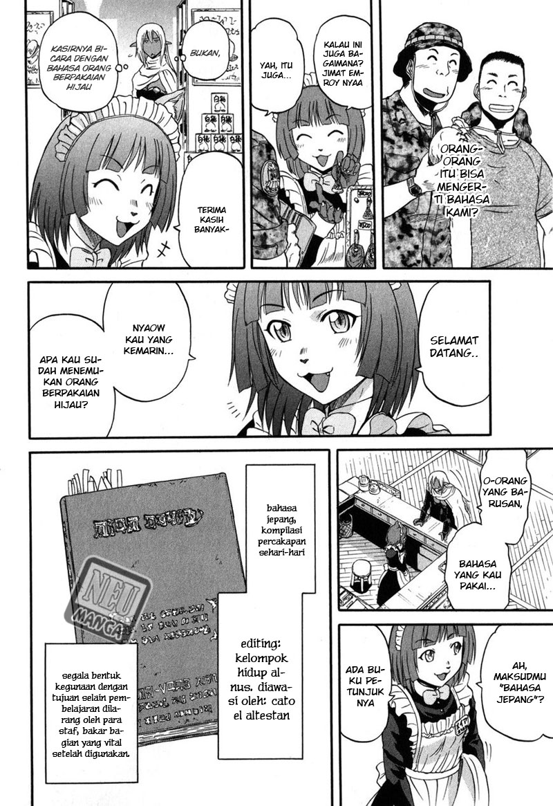 Gate – Jietai Kare no Chi nite Kaku Tatakeri Chapter 27 Gambar 13