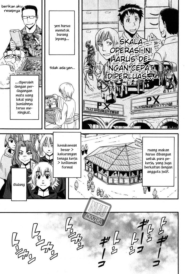 Gate – Jietai Kare no Chi nite Kaku Tatakeri Chapter 25 Gambar 27