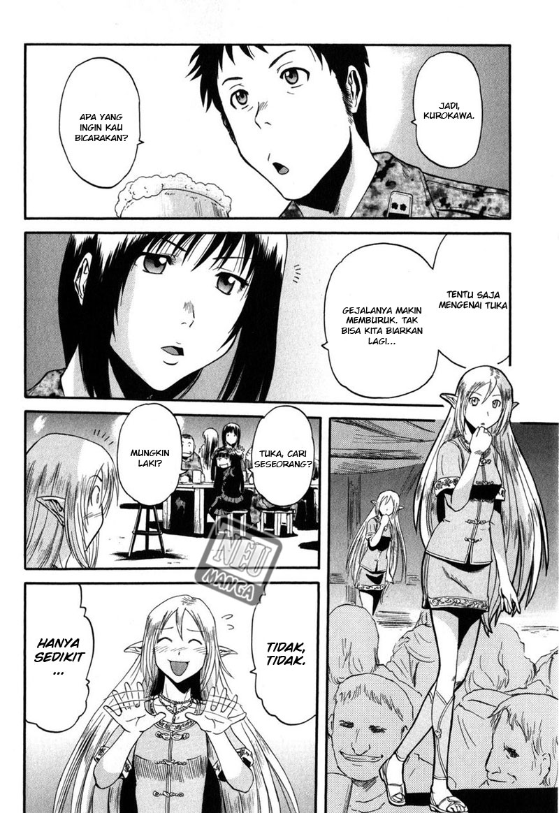 Gate – Jietai Kare no Chi nite Kaku Tatakeri Chapter 25 Gambar 34