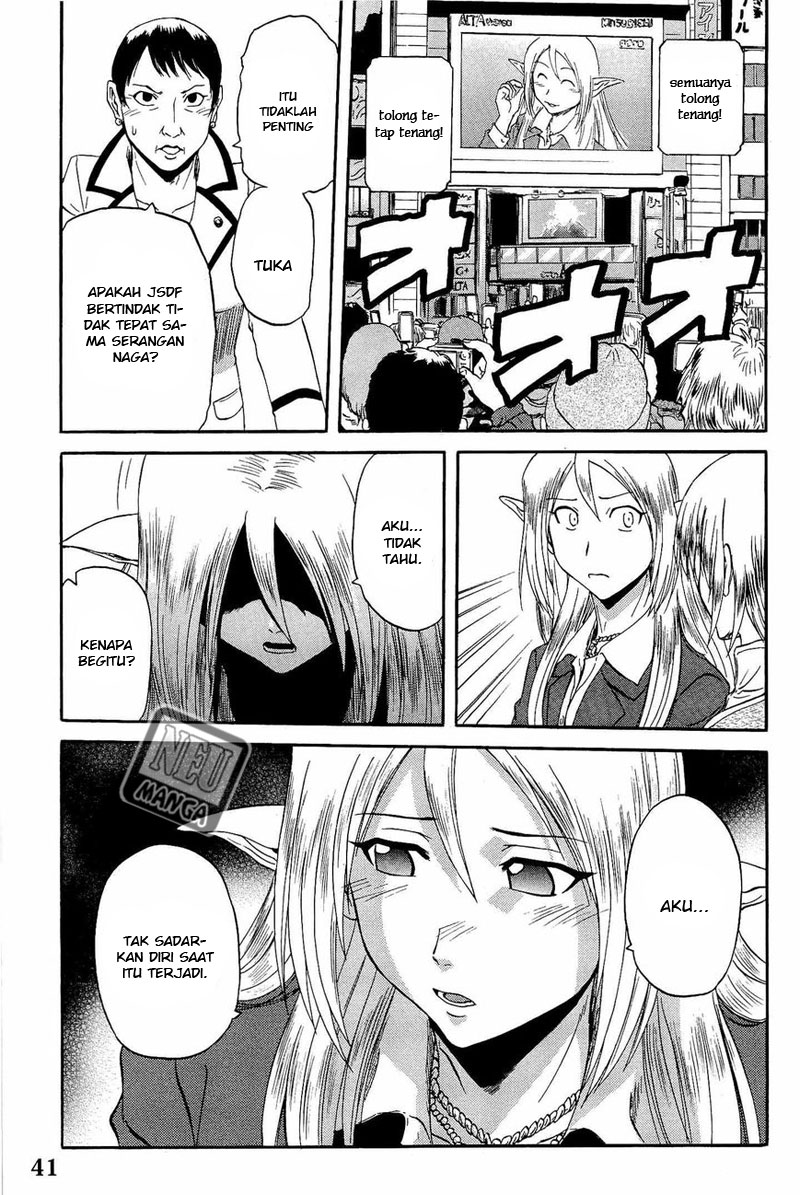 Gate – Jietai Kare no Chi nite Kaku Tatakeri Chapter 18 Gambar 13