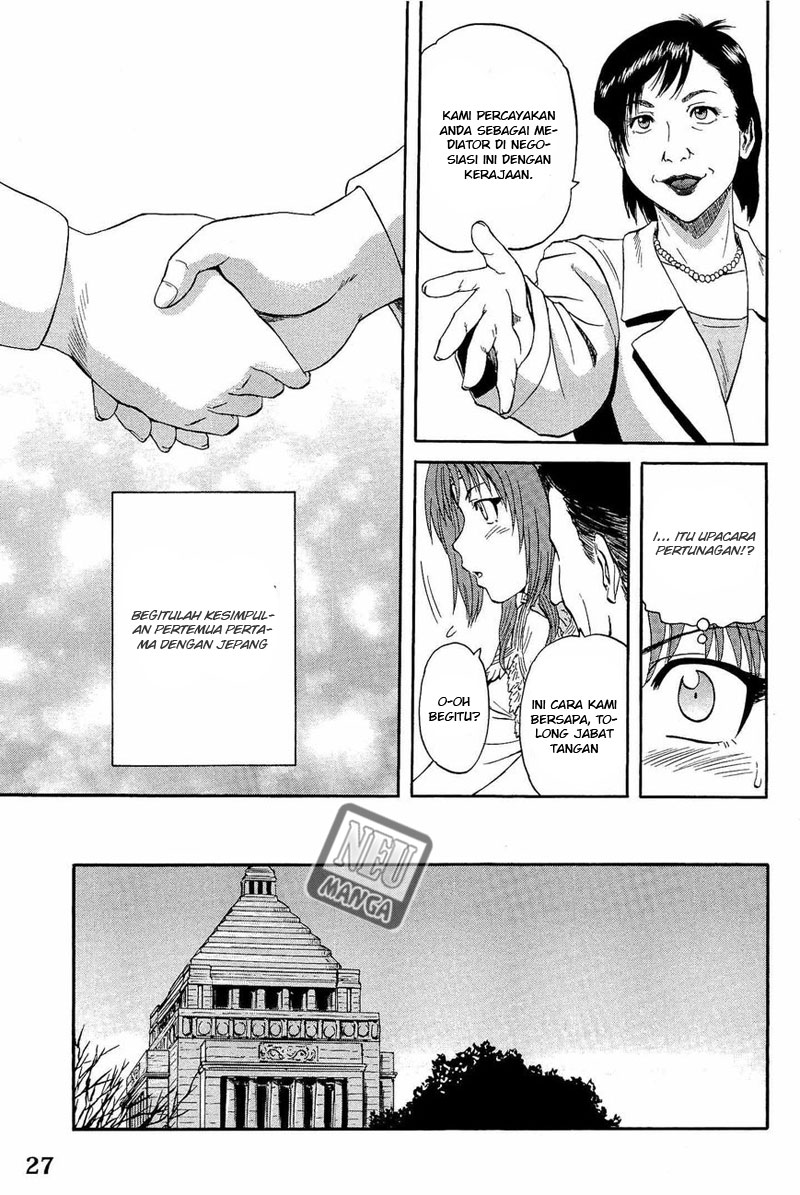 Gate – Jietai Kare no Chi nite Kaku Tatakeri Chapter 17 Gambar 24