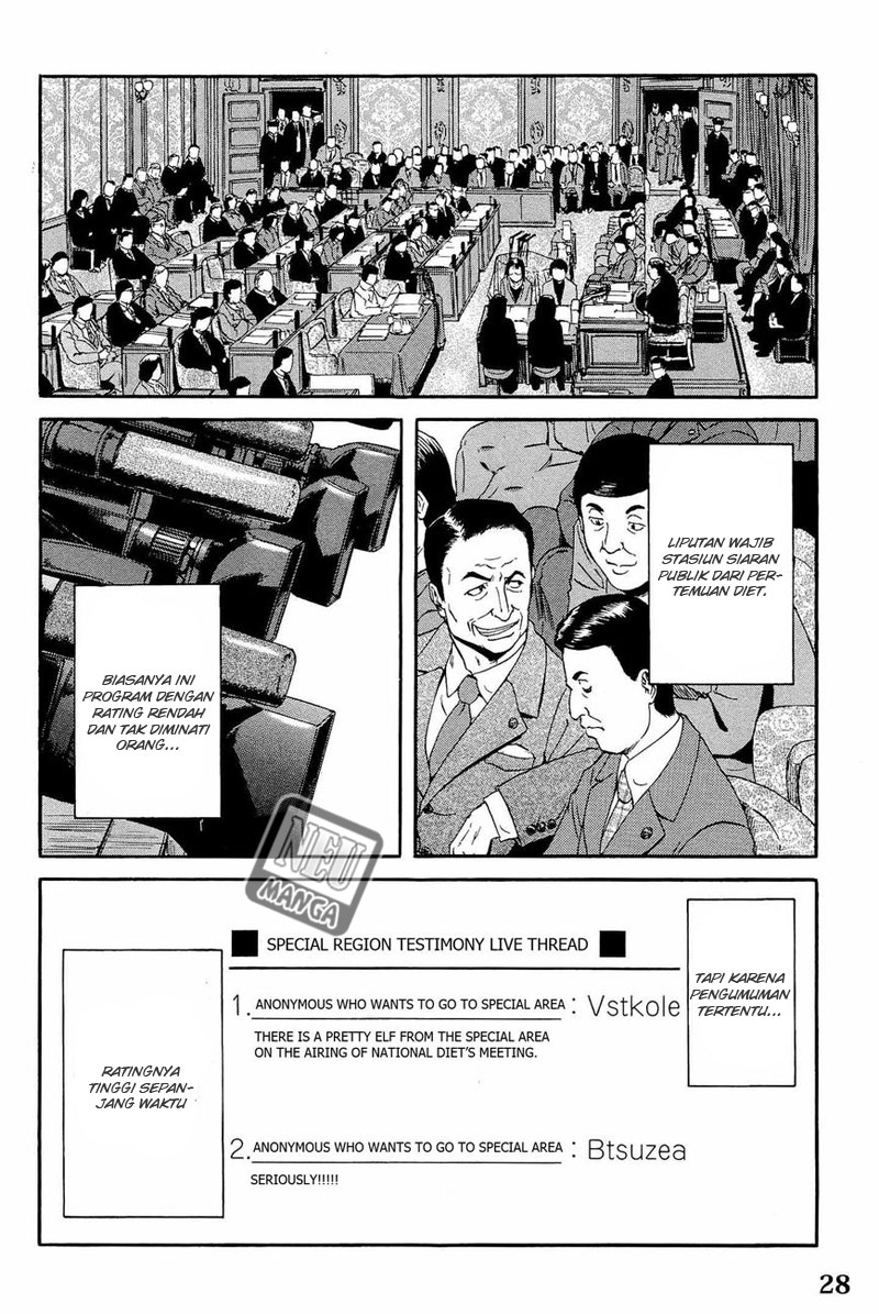 Gate – Jietai Kare no Chi nite Kaku Tatakeri Chapter 17 Gambar 25