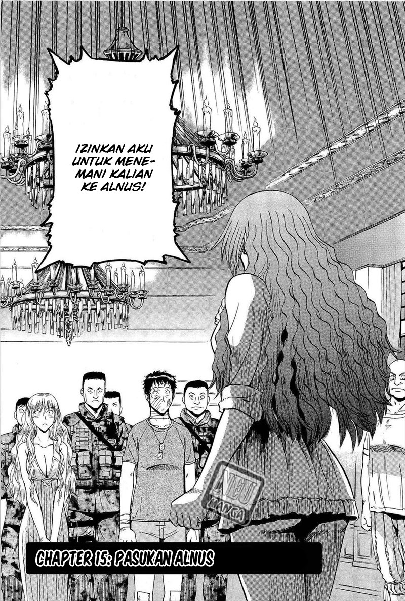 Gate – Jietai Kare no Chi nite Kaku Tatakeri Chapter 15 Gambar 10