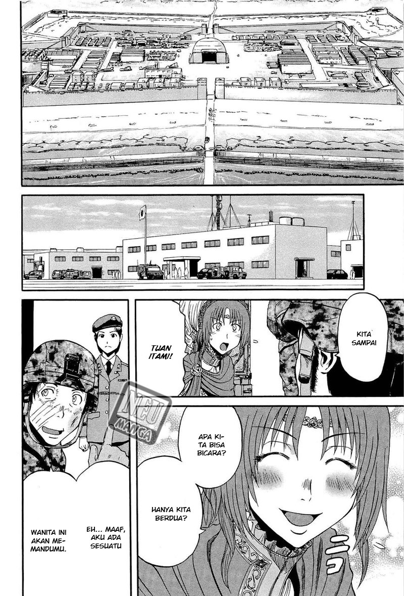 Gate – Jietai Kare no Chi nite Kaku Tatakeri Chapter 15 Gambar 17