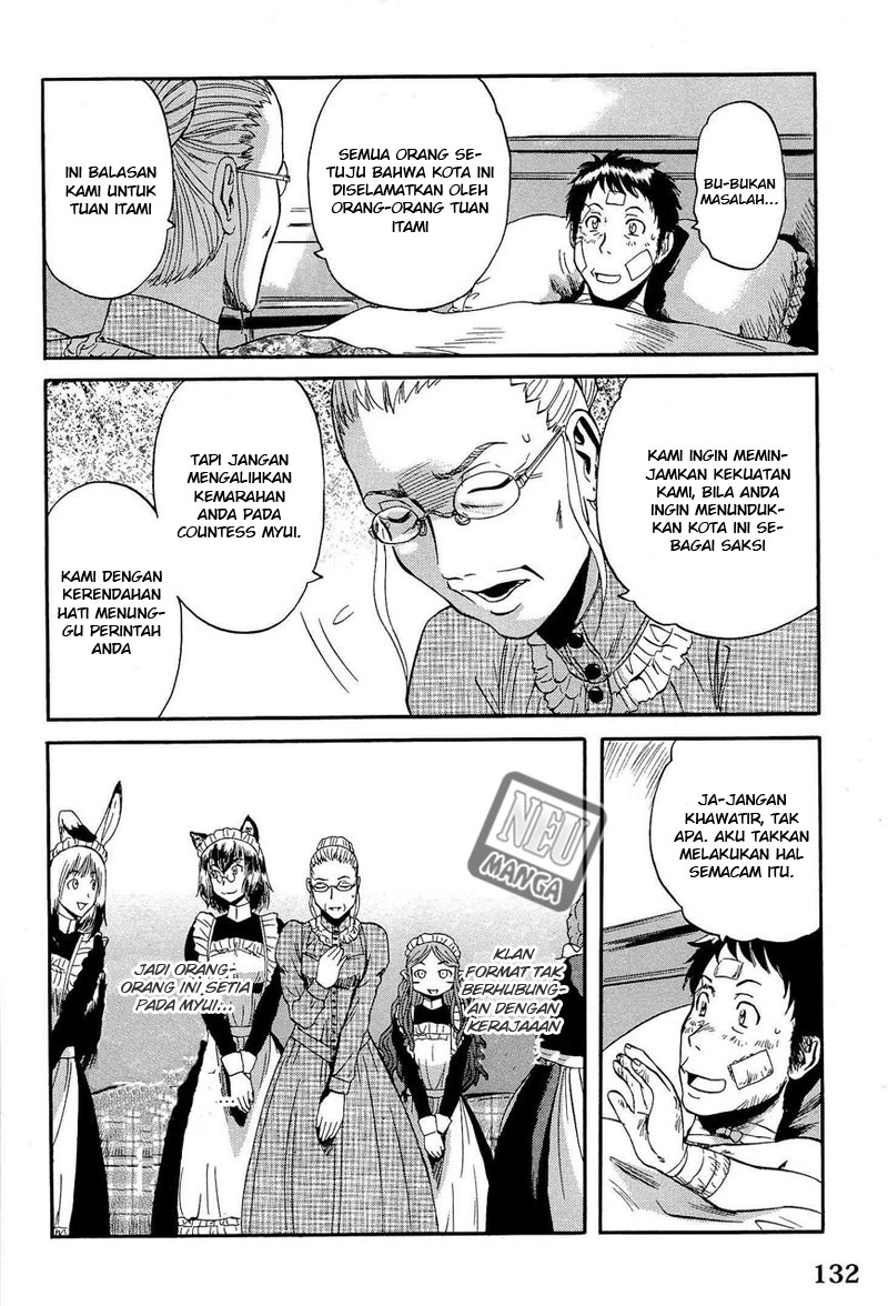 Gate – Jietai Kare no Chi nite Kaku Tatakeri Chapter 14 Gambar 10