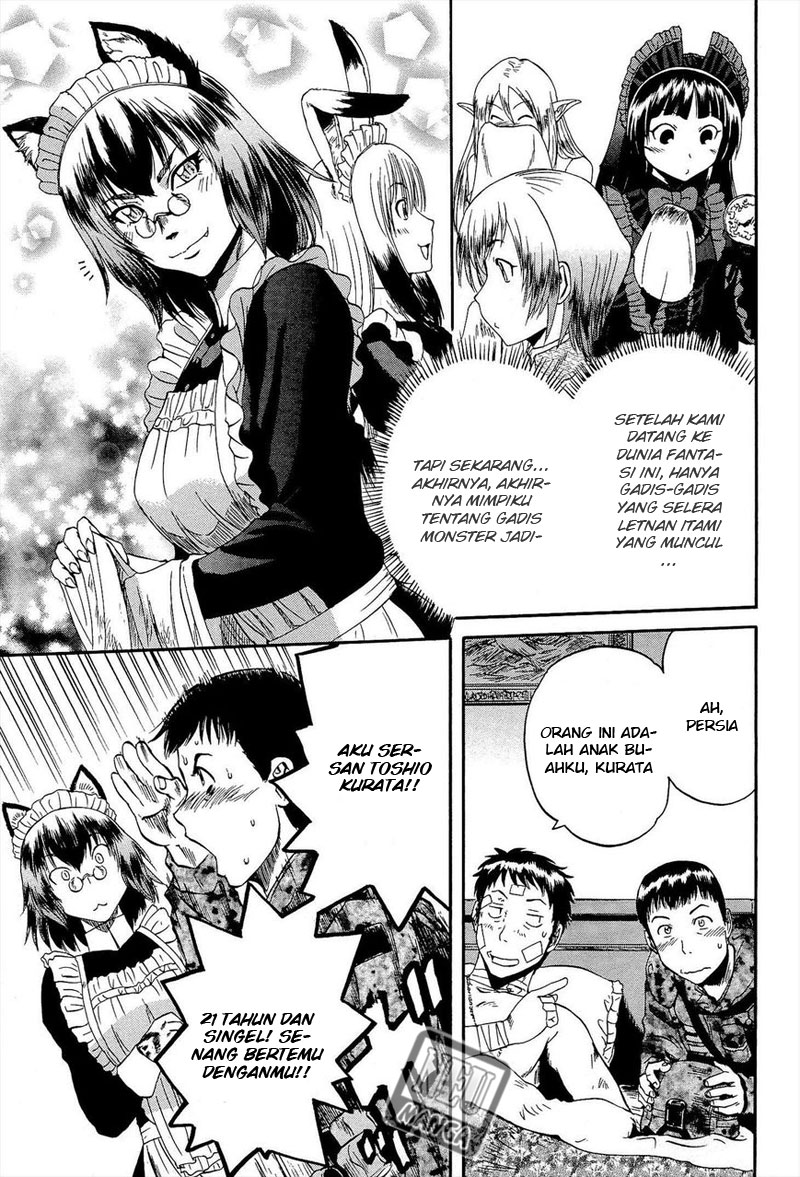 Gate – Jietai Kare no Chi nite Kaku Tatakeri Chapter 14 Gambar 21