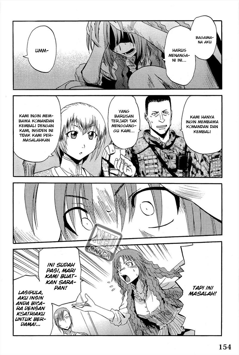 Gate – Jietai Kare no Chi nite Kaku Tatakeri Chapter 14 Gambar 32