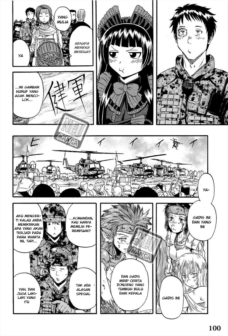 Gate – Jietai Kare no Chi nite Kaku Tatakeri Chapter 13 Gambar 9