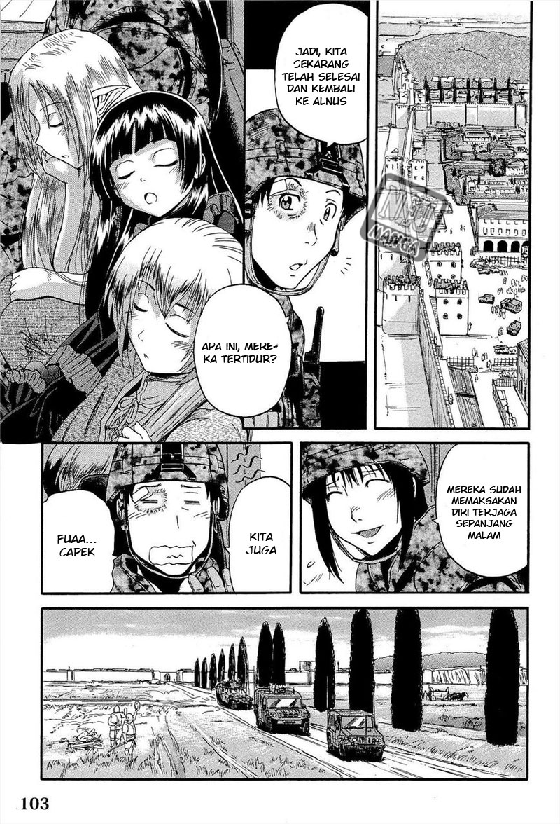 Gate – Jietai Kare no Chi nite Kaku Tatakeri Chapter 13 Gambar 12