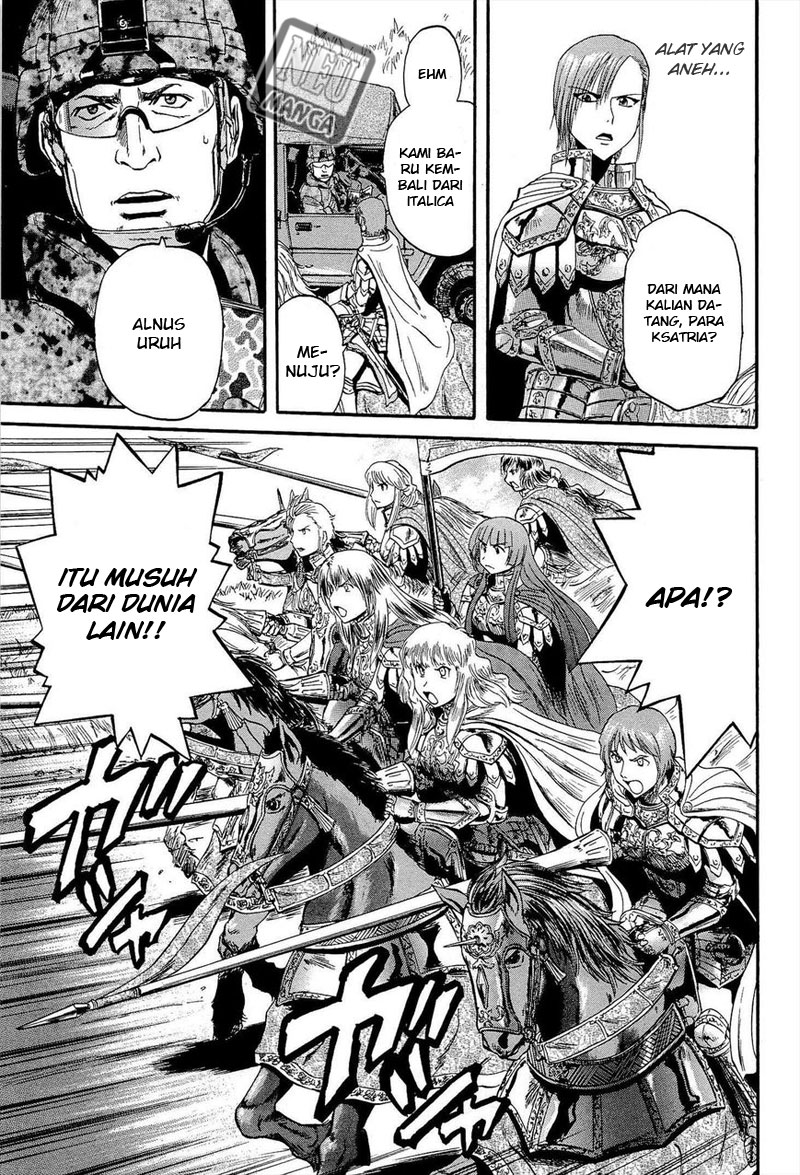 Gate – Jietai Kare no Chi nite Kaku Tatakeri Chapter 13 Gambar 16