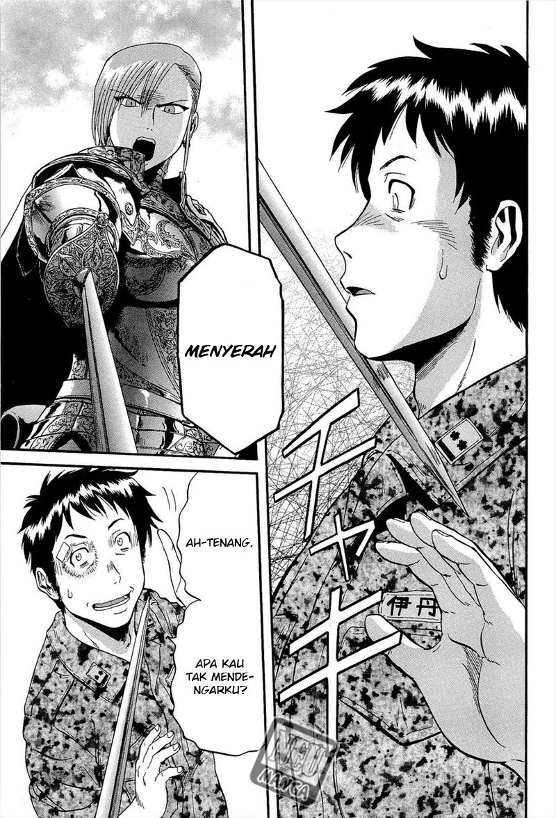 Gate – Jietai Kare no Chi nite Kaku Tatakeri Chapter 13 Gambar 18