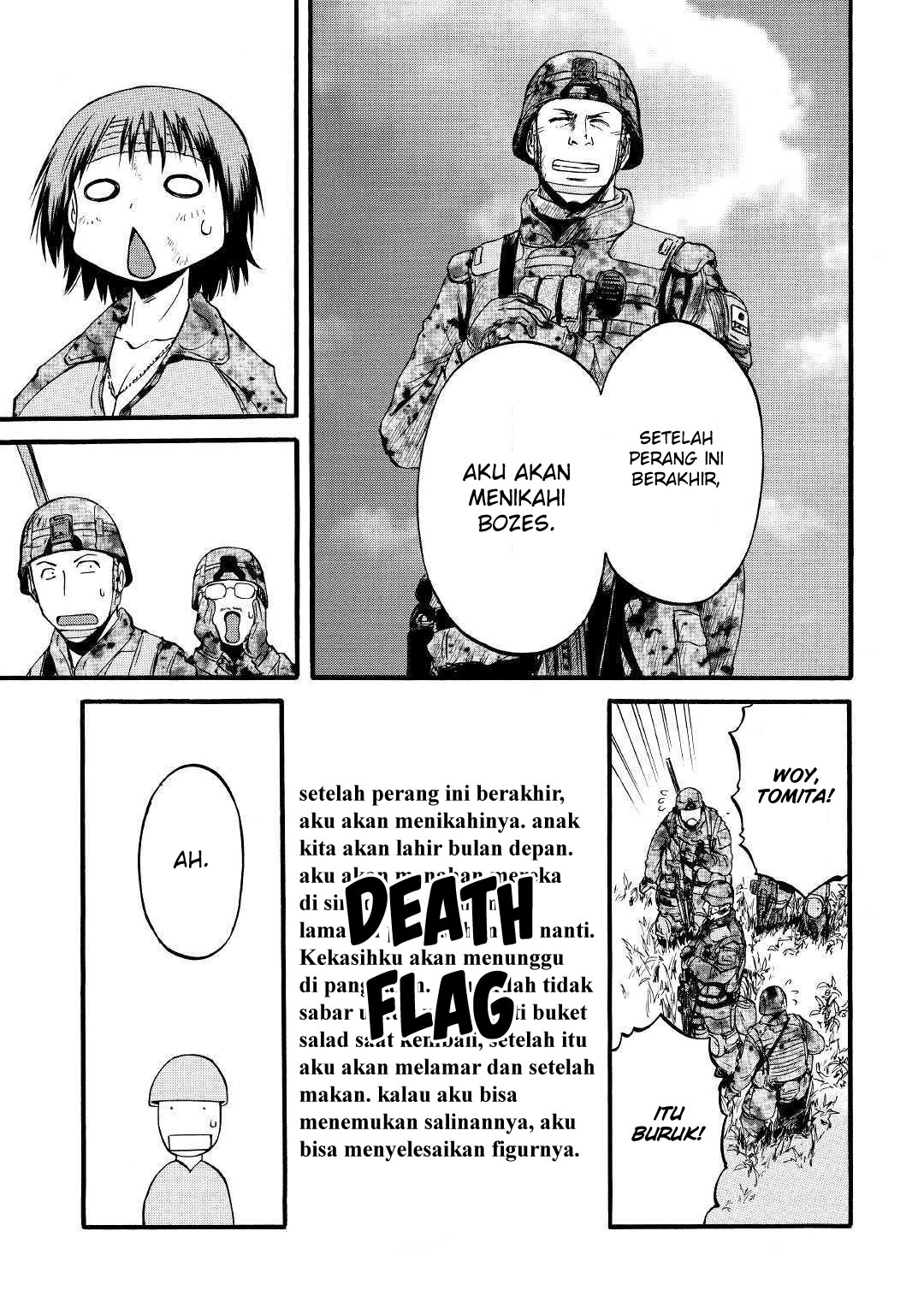 Gate – Jietai Kare no Chi nite Kaku Tatakeri Chapter 89 Gambar 33