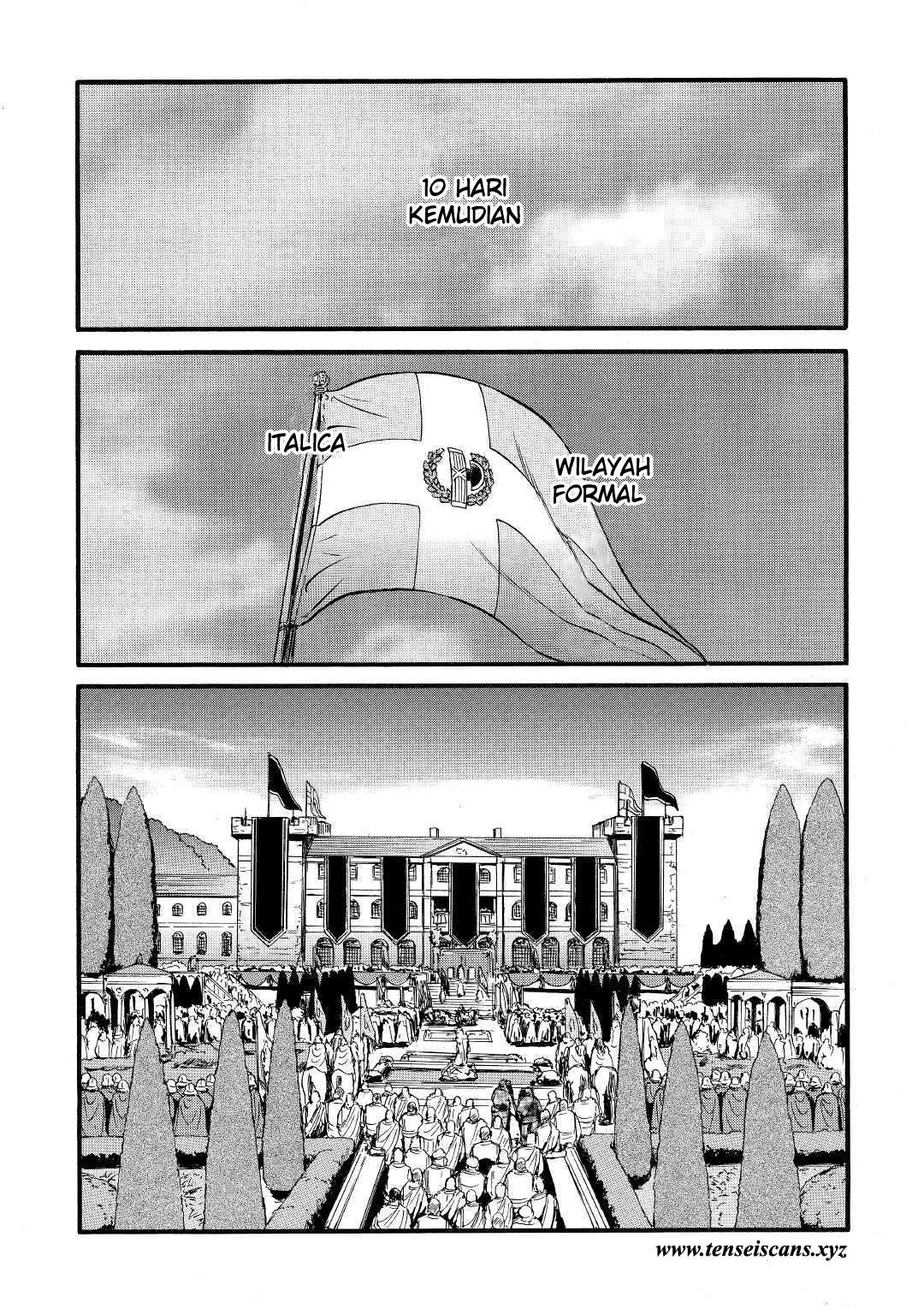 Gate – Jietai Kare no Chi nite Kaku Tatakeri Chapter 86 Gambar 11