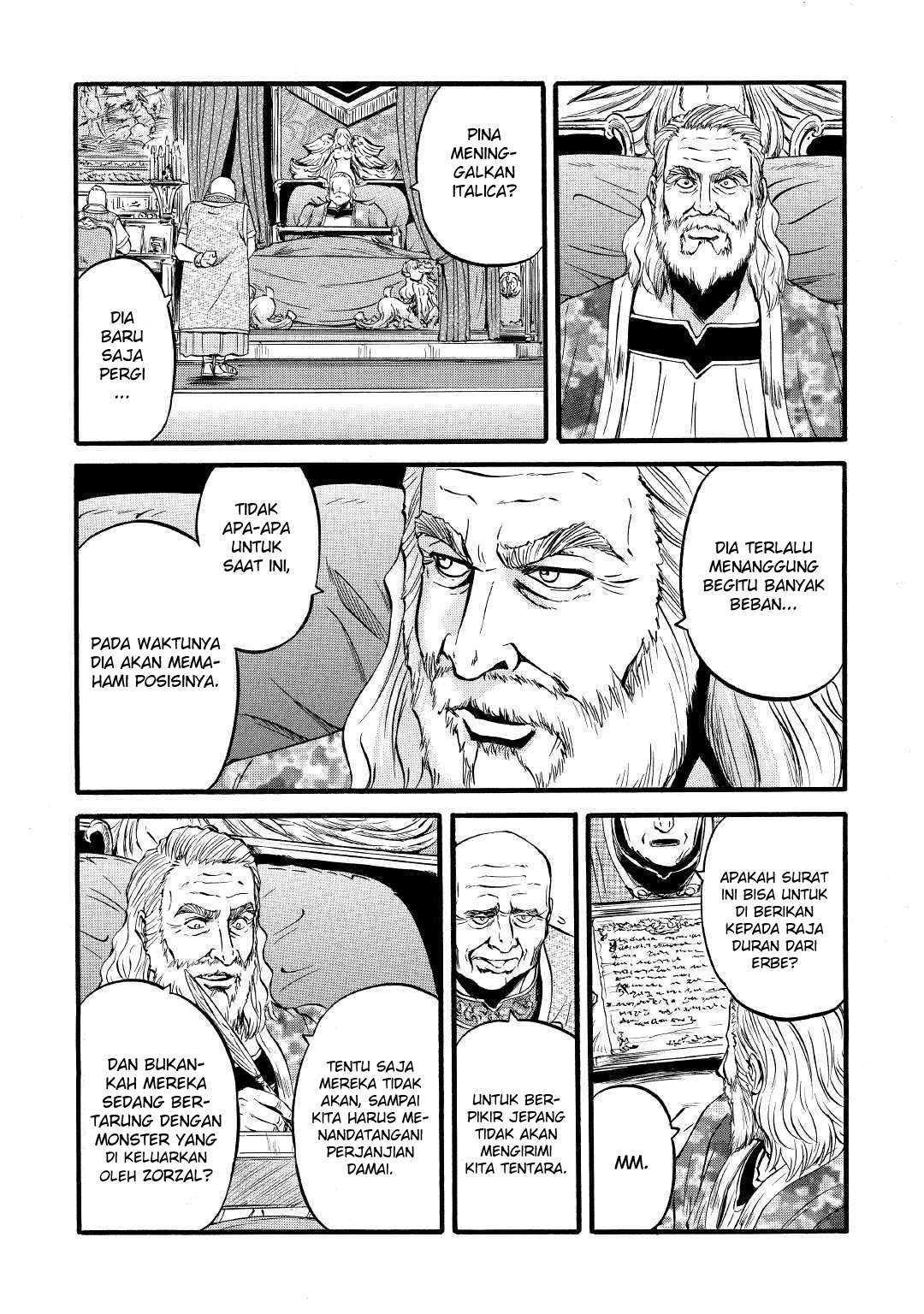 Gate – Jietai Kare no Chi nite Kaku Tatakeri Chapter 86 Gambar 15