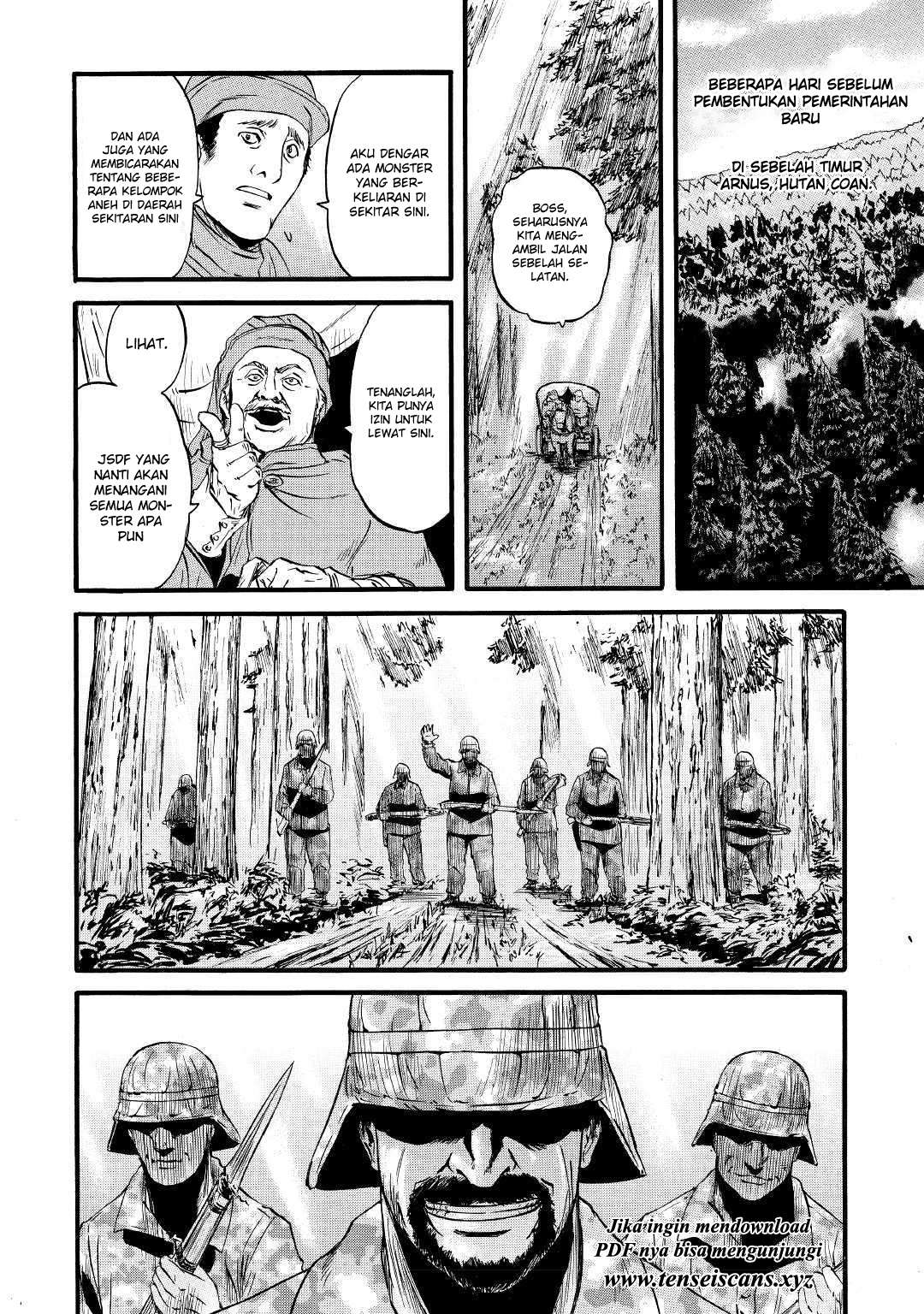 Gate – Jietai Kare no Chi nite Kaku Tatakeri Chapter 86 Gambar 16