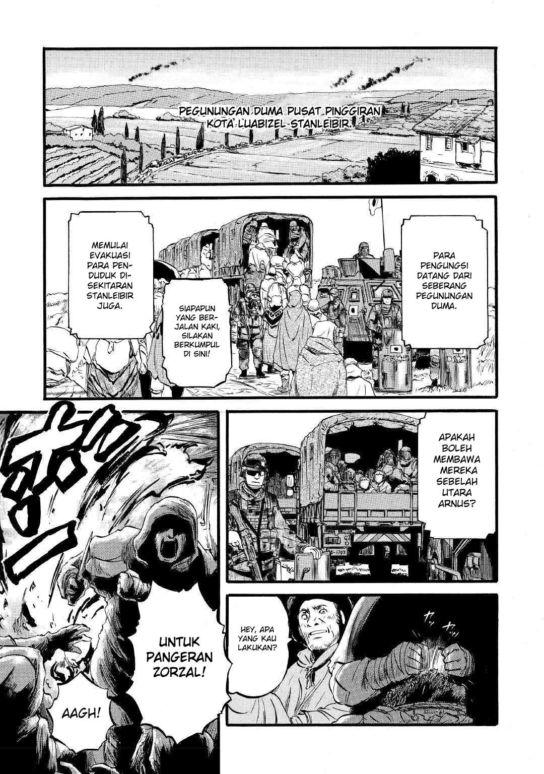 Gate – Jietai Kare no Chi nite Kaku Tatakeri Chapter 86 Gambar 17