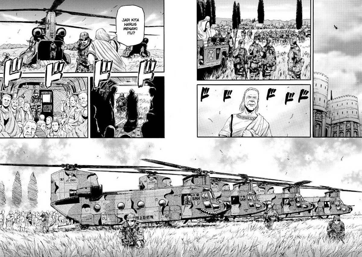 Gate – Jietai Kare no Chi nite Kaku Tatakeri Chapter 79 Gambar 16