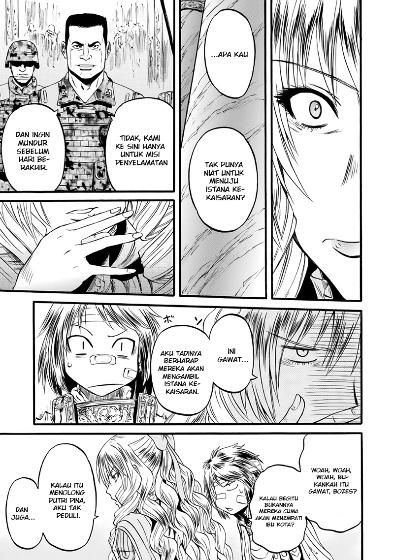 Gate – Jietai Kare no Chi nite Kaku Tatakeri Chapter 78 Gambar 30