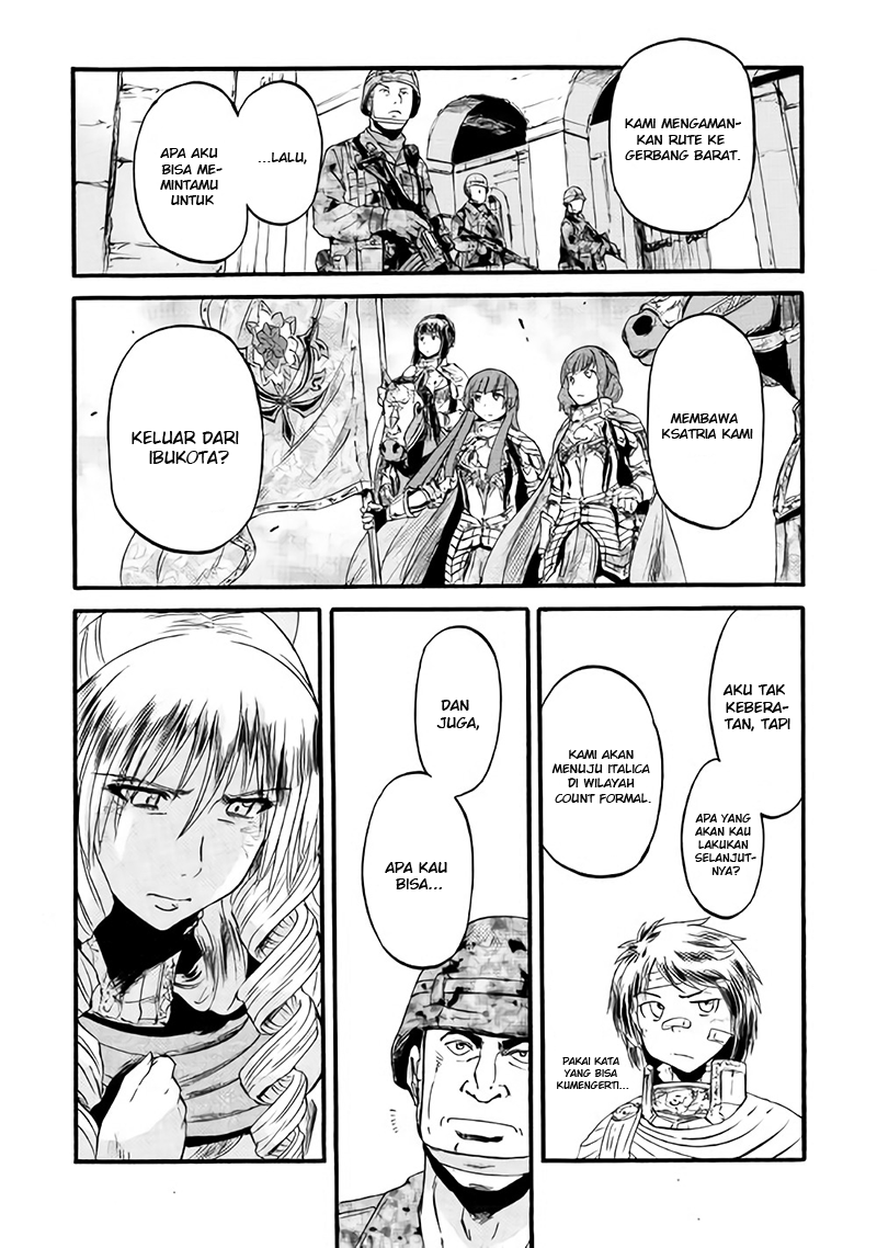 Gate – Jietai Kare no Chi nite Kaku Tatakeri Chapter 78 Gambar 32