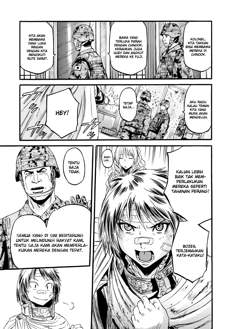 Gate – Jietai Kare no Chi nite Kaku Tatakeri Chapter 78 Gambar 34