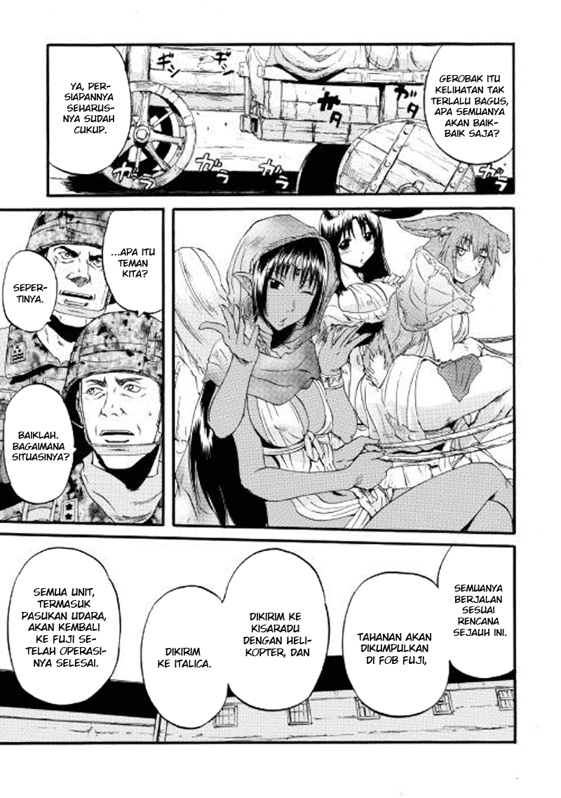 Gate – Jietai Kare no Chi nite Kaku Tatakeri Chapter 77 Gambar 17