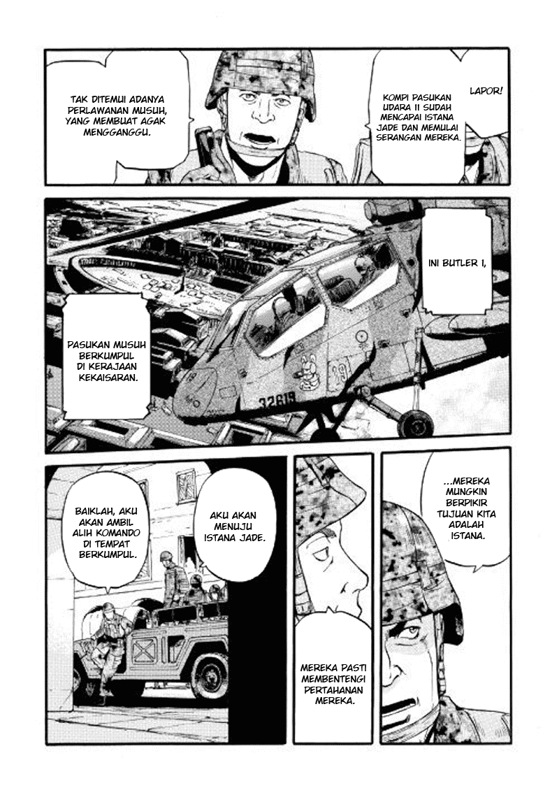 Gate – Jietai Kare no Chi nite Kaku Tatakeri Chapter 77 Gambar 18