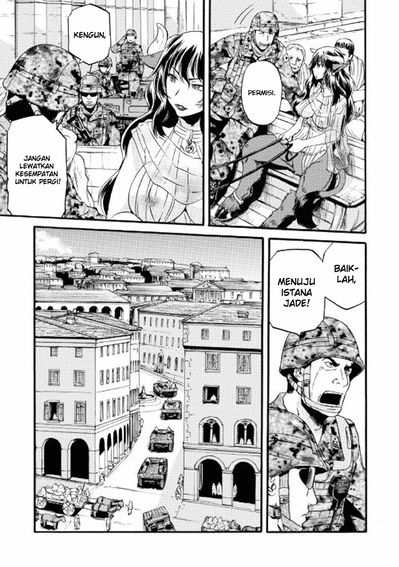 Gate – Jietai Kare no Chi nite Kaku Tatakeri Chapter 77 Gambar 19