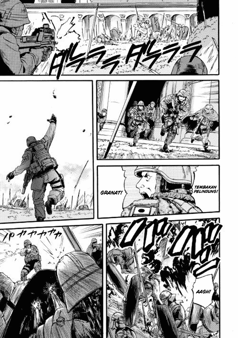 Gate – Jietai Kare no Chi nite Kaku Tatakeri Chapter 77 Gambar 28