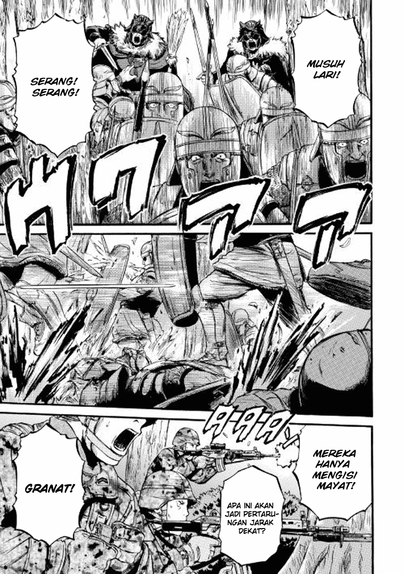 Gate – Jietai Kare no Chi nite Kaku Tatakeri Chapter 77 Gambar 32