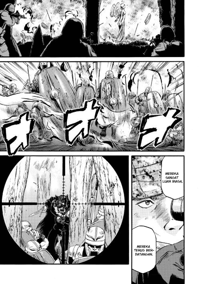 Gate – Jietai Kare no Chi nite Kaku Tatakeri Chapter 77 Gambar 34