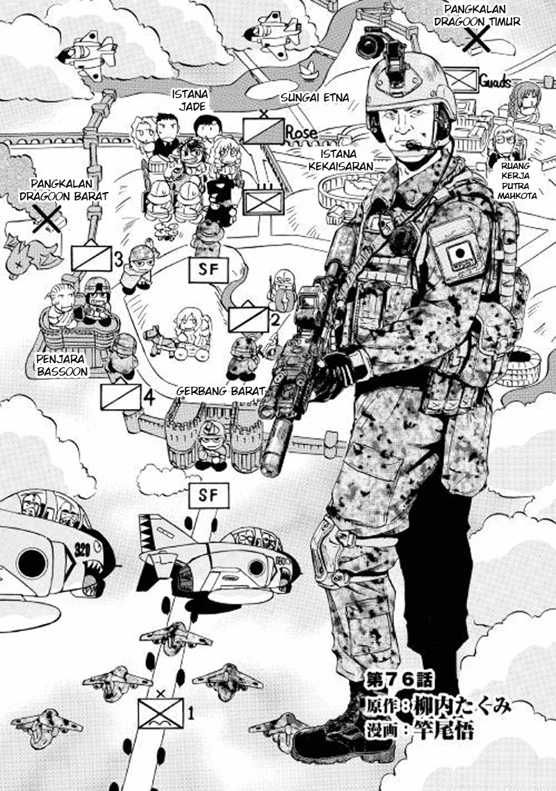 Gate – Jietai Kare no Chi nite Kaku Tatakeri Chapter 76 Gambar 3